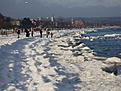 Eis am Strand von Zoppot