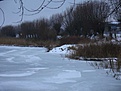 Auf dem Eis der Elbinger Weichsel bei Schönbaum