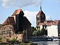 Speicherinsel mit Krantor und St.Johann