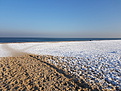 Strand Heubuden im Schnee